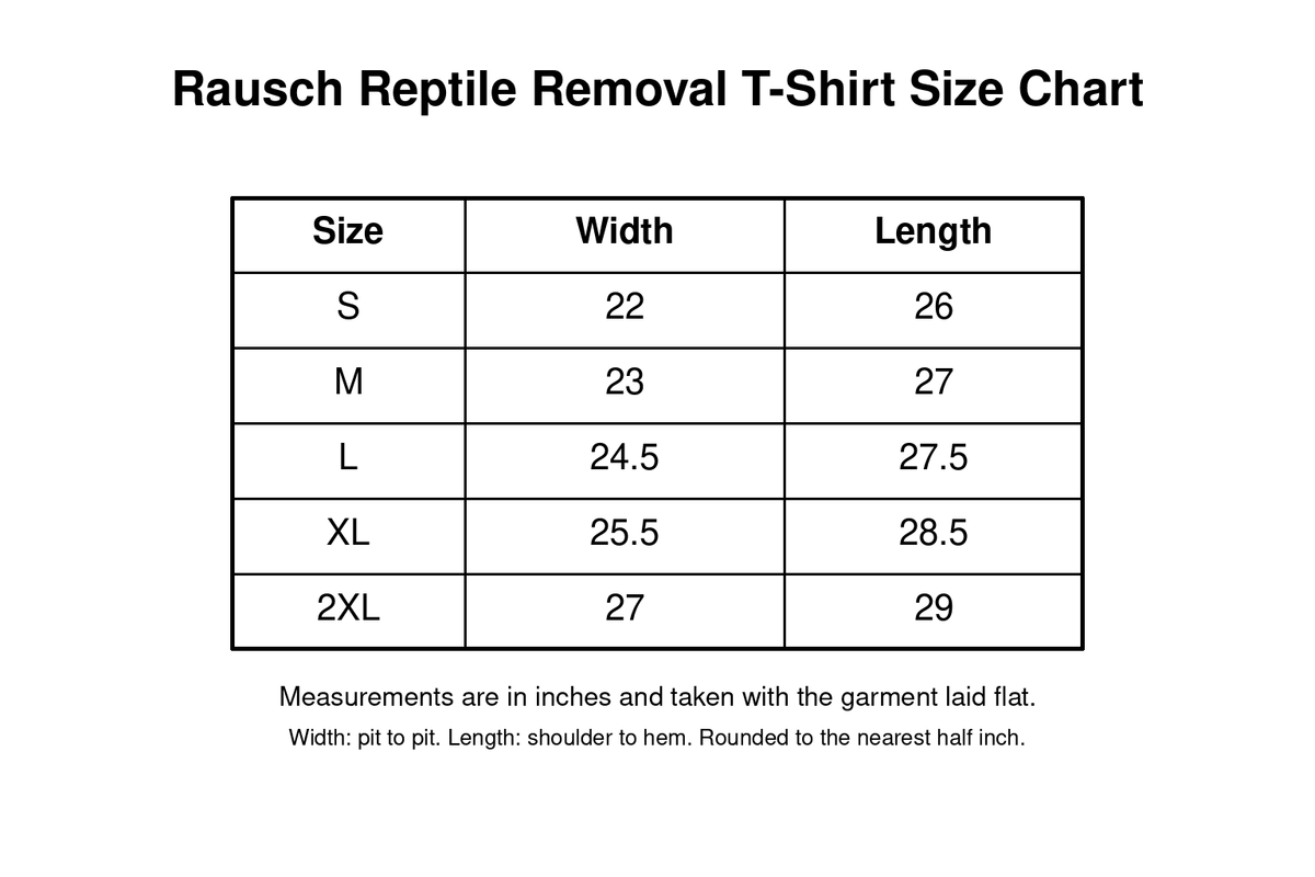 Rausch Reptile Removal Tee