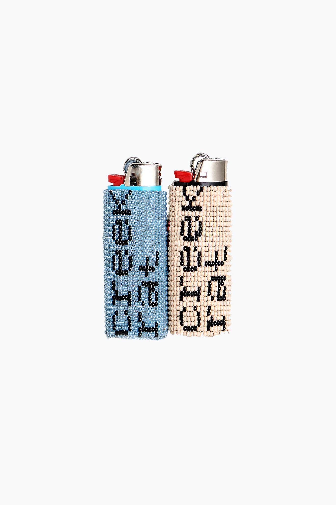 Two lighters with 'Creek Rat' text on a white background