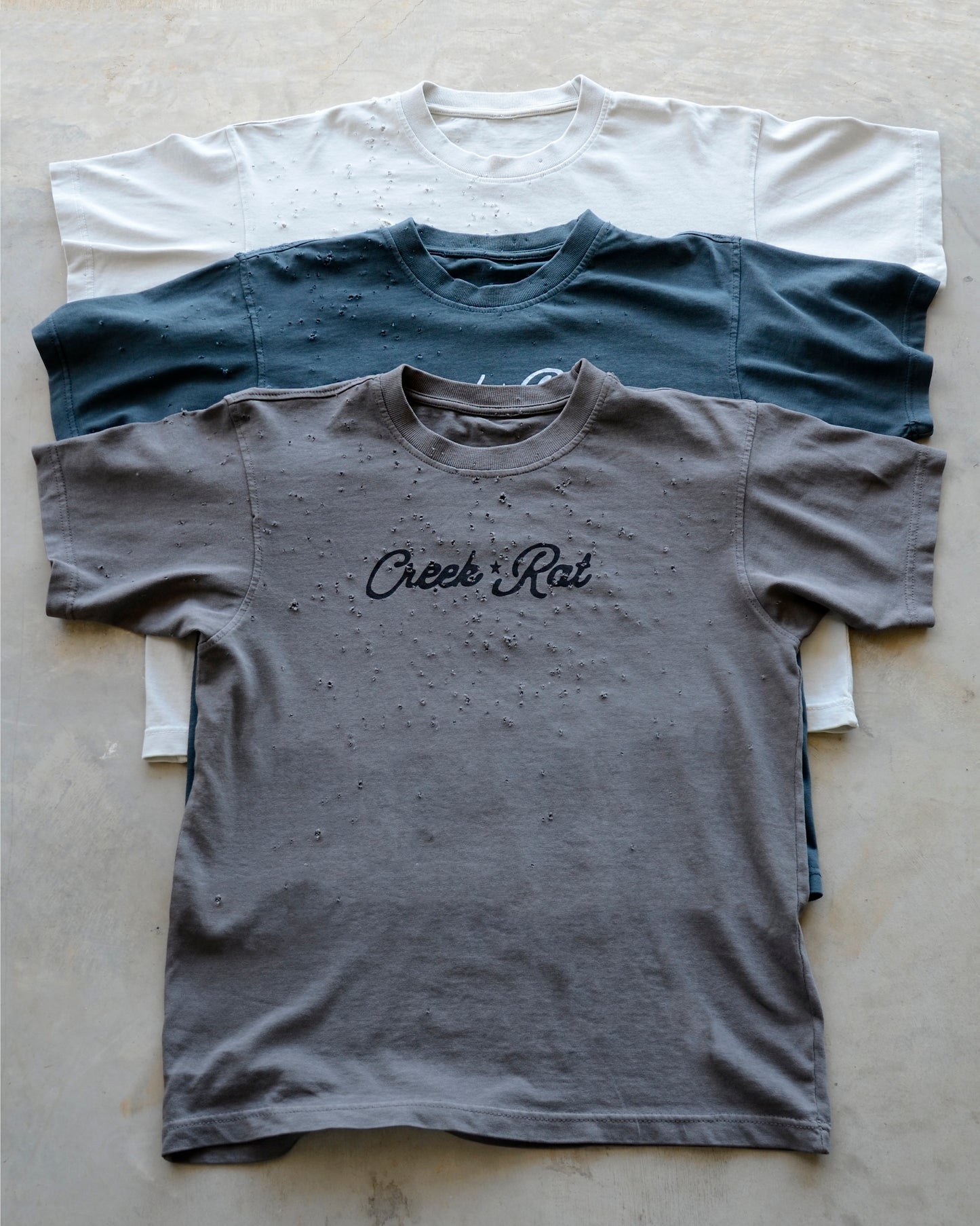Washed Gray Shotgun T-Shirt