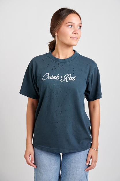 Washed Navy Shotgun T-Shirt