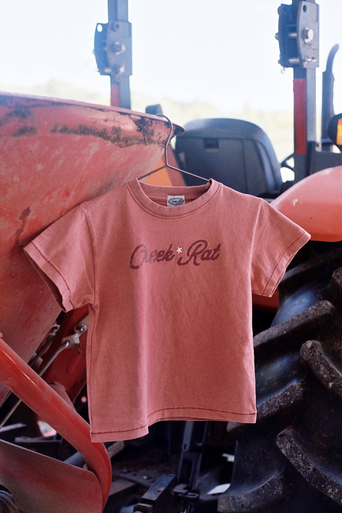 Faded Red Baby Tee
