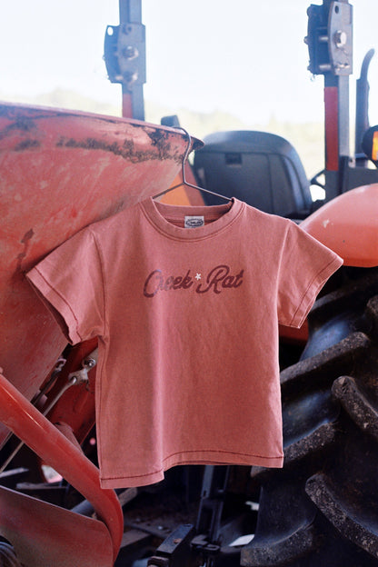 Faded Red Baby Tee