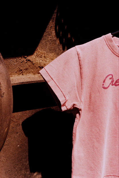 Faded Red Baby Tee
