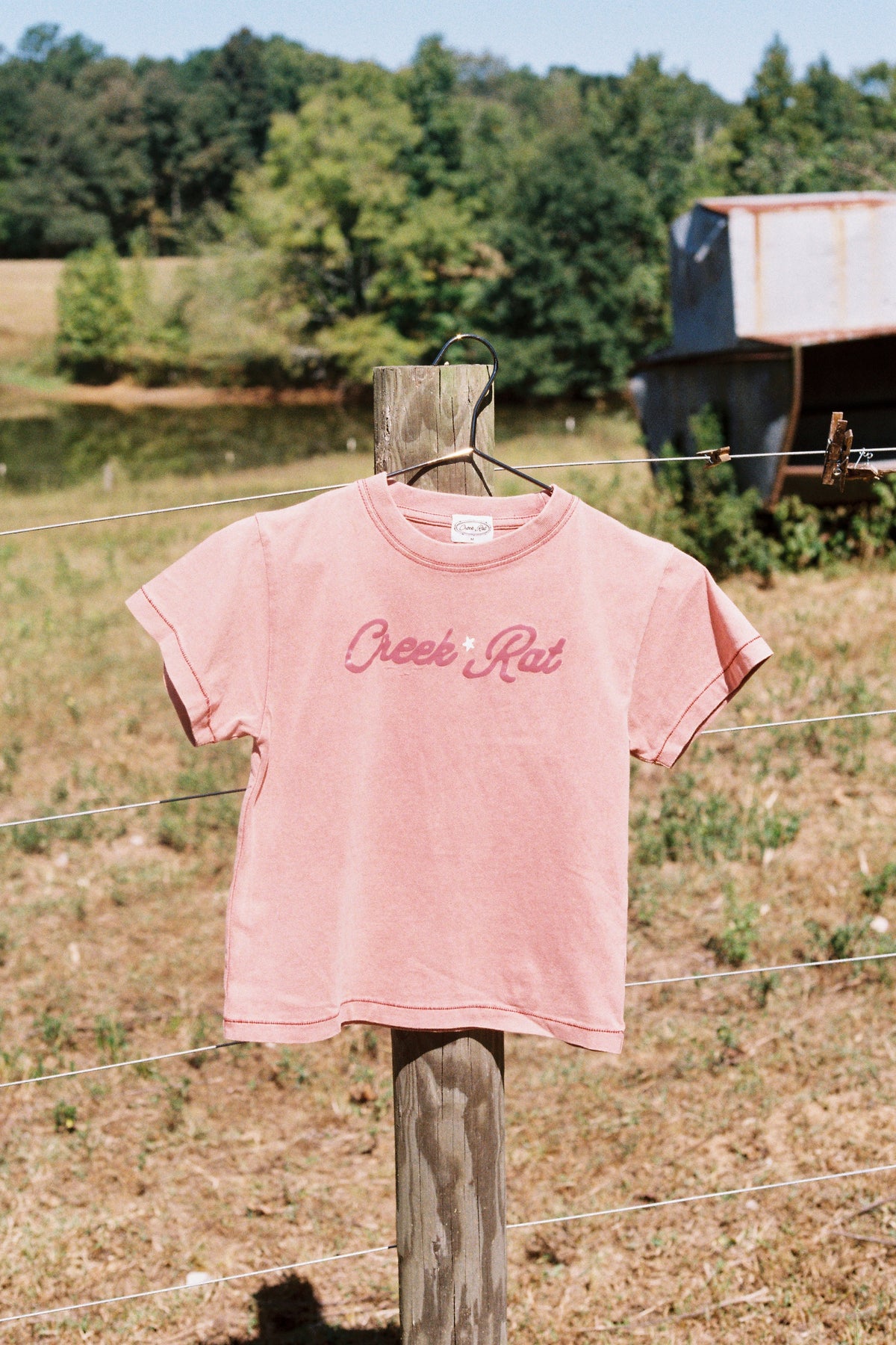 Faded Red Baby Tee