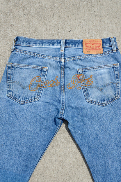 Denim Chainstitch Jeans #94 - 1 of 1