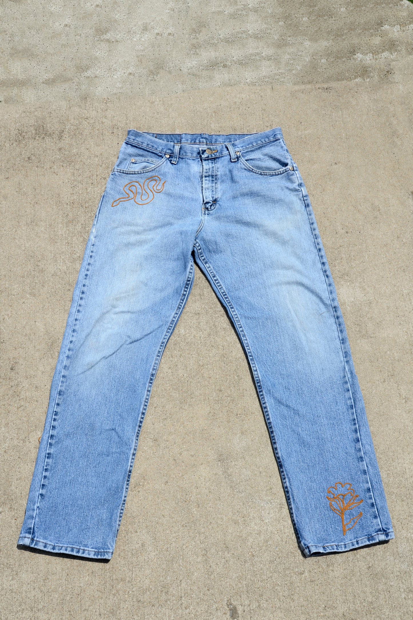 Denim Chainstitch Jeans #91 - 1 of 1