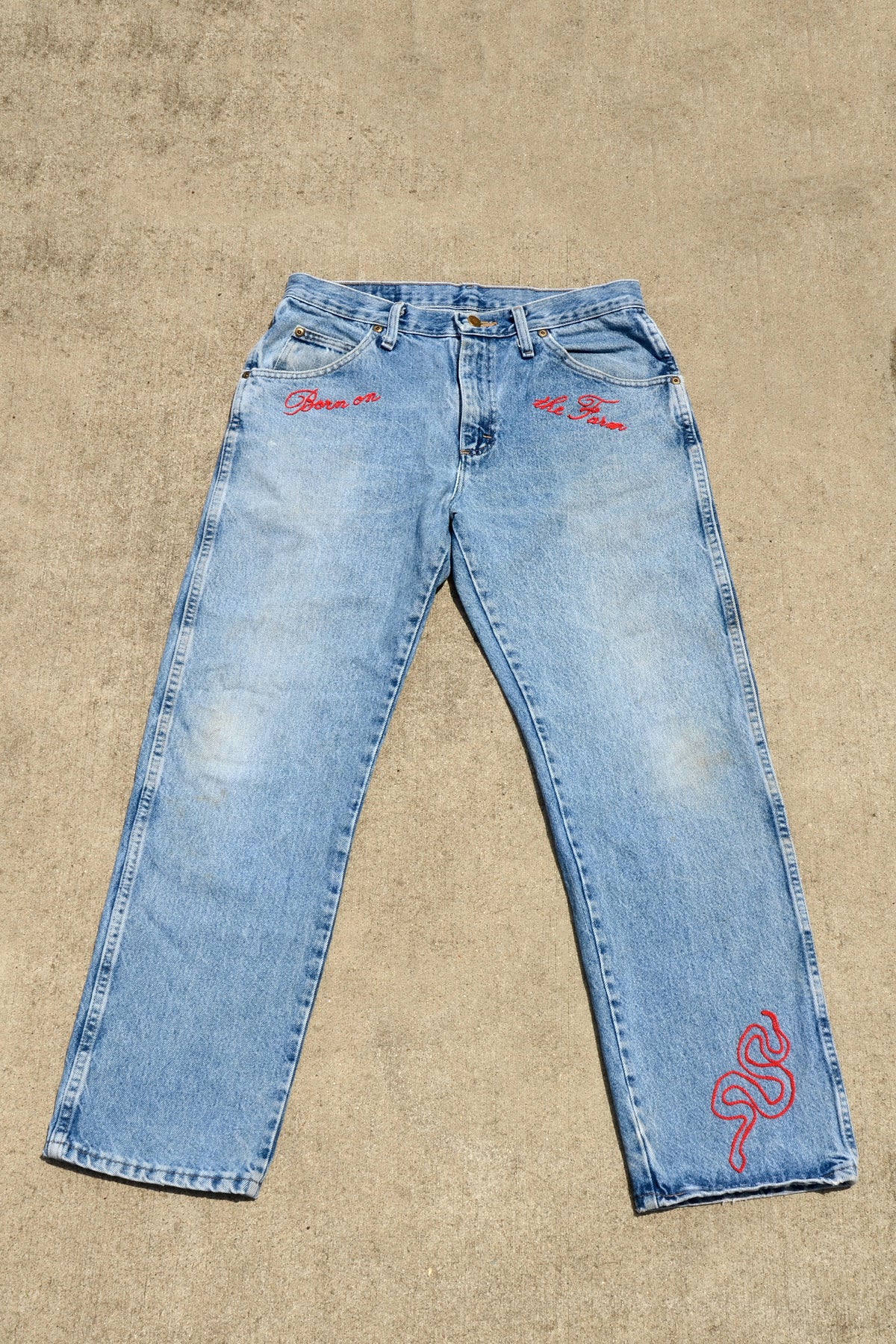 Denim Chainstitch Jeans #93 - 1 of 1