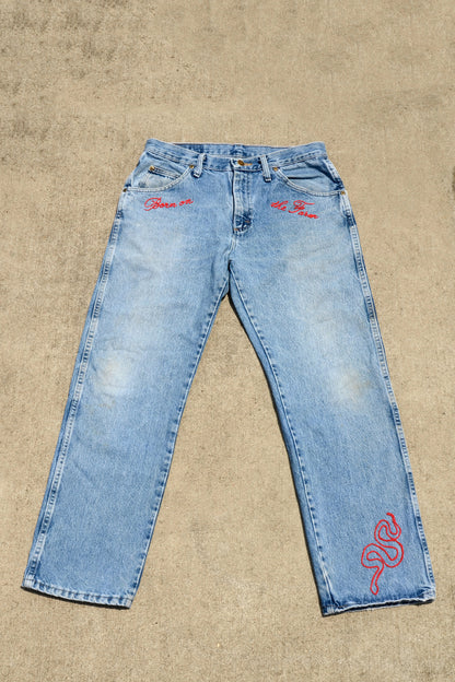 Denim Chainstitch Jeans #93 - 1 of 1