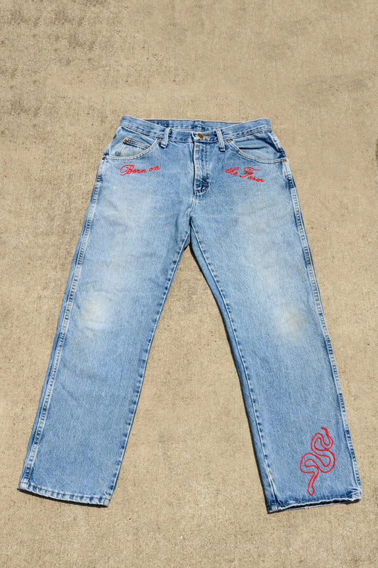 Denim Chainstitch Jeans #93 - 1 of 1