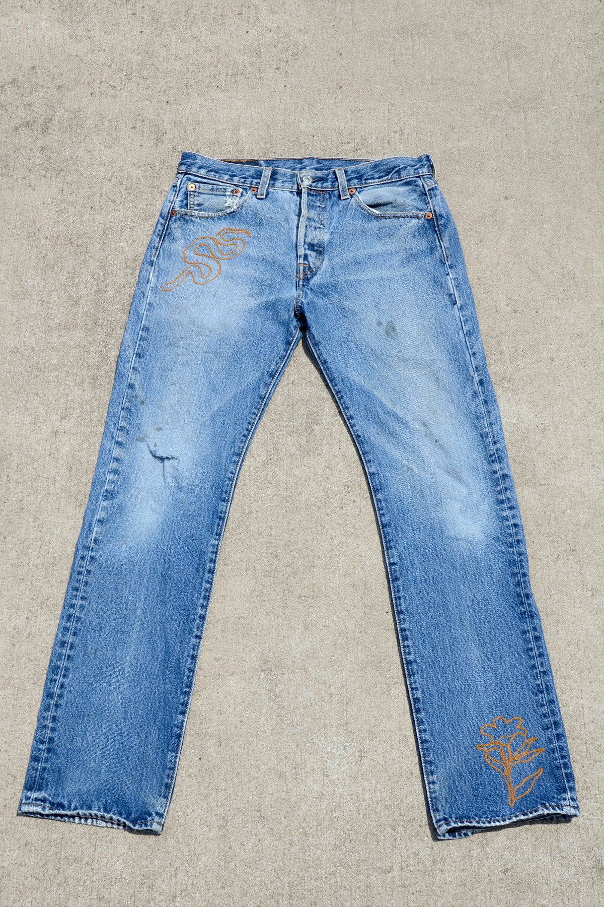 Denim Chainstitch Jeans #94 - 1 of 1