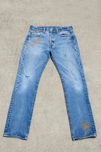 Denim Chainstitch Jeans #94 - 1 of 1