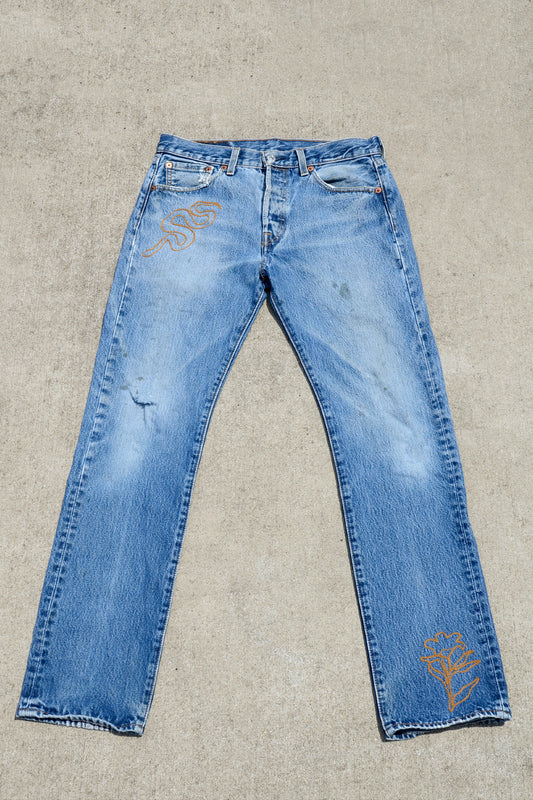 Denim Chainstitch Jeans #94 - 1 of 1