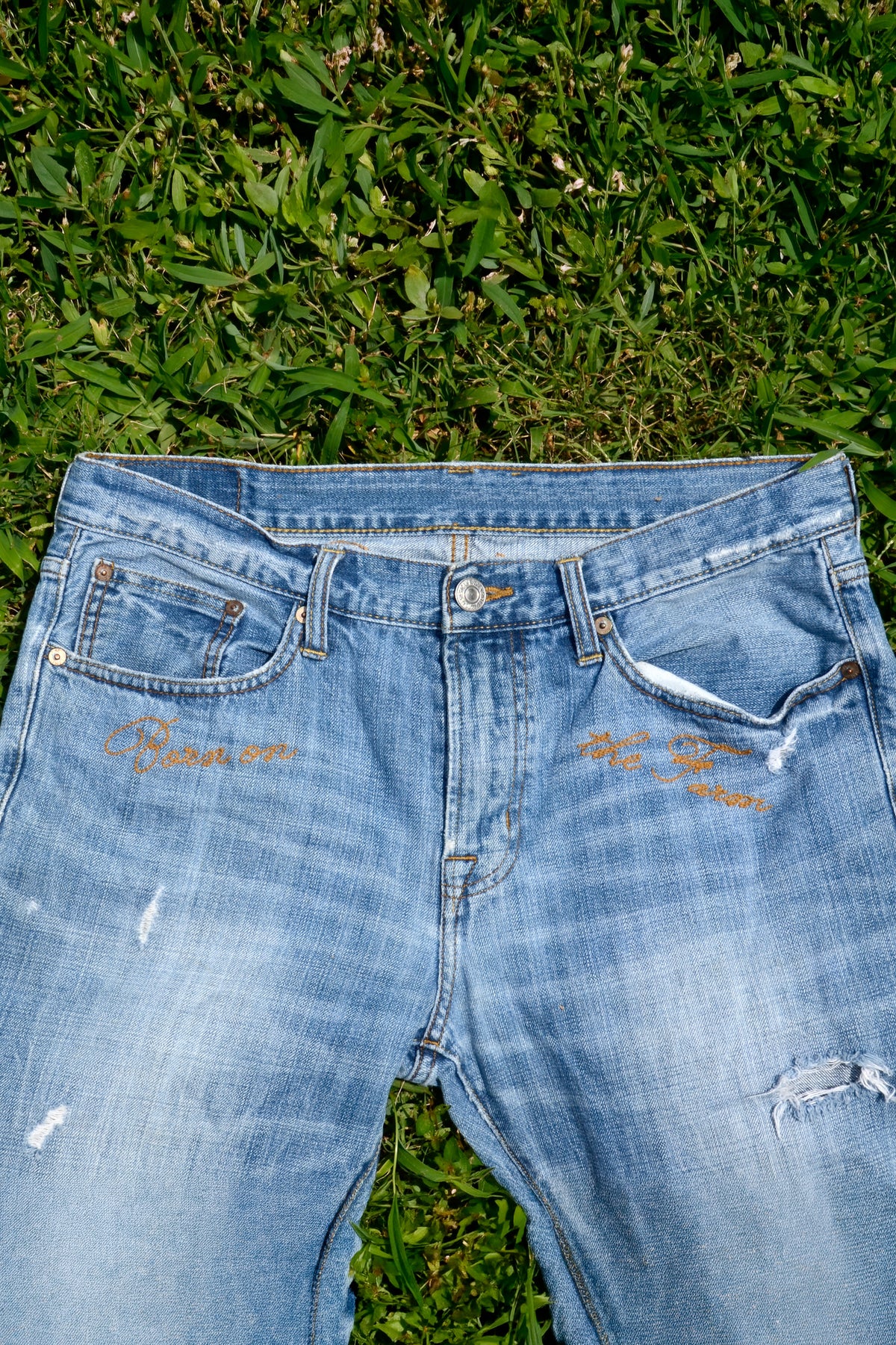 Denim Chainstitch Jeans #95 - 1 of 1