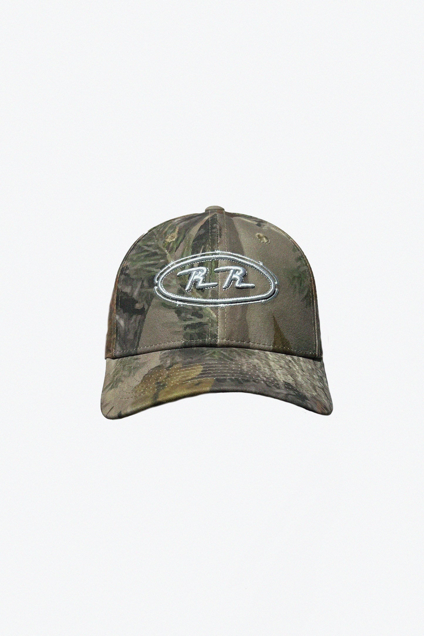 Creek Rat camo hat worn outdoors
